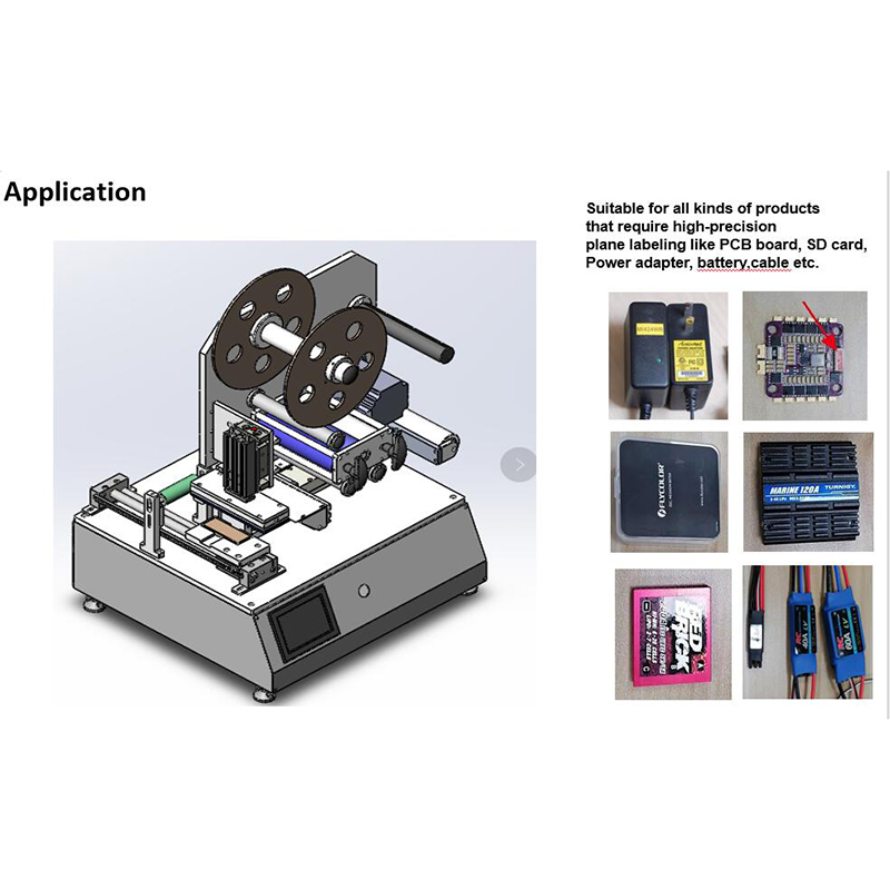 Semi-automatic Desktop Jig Labeling Machine for Manual Stickers High Accuracy Type