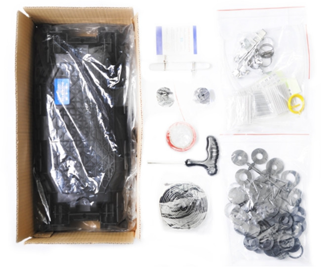 Strengthen Polymer Plastic Boltless Fiber Optic Box Mechanical Sealing With Rubber Protection