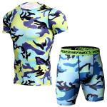 Gym Fitness Mens Swim Shirt Loose Fit , Rash Guard Suit Fancy Delicate