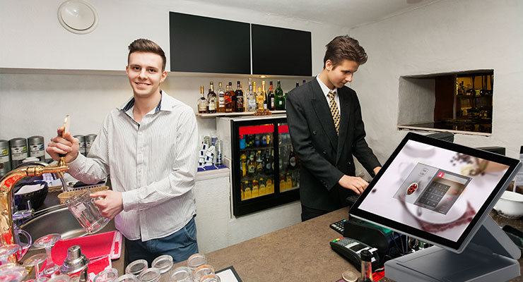 Android Touch POS All in One Cashier System with Optional External Thermal Printer