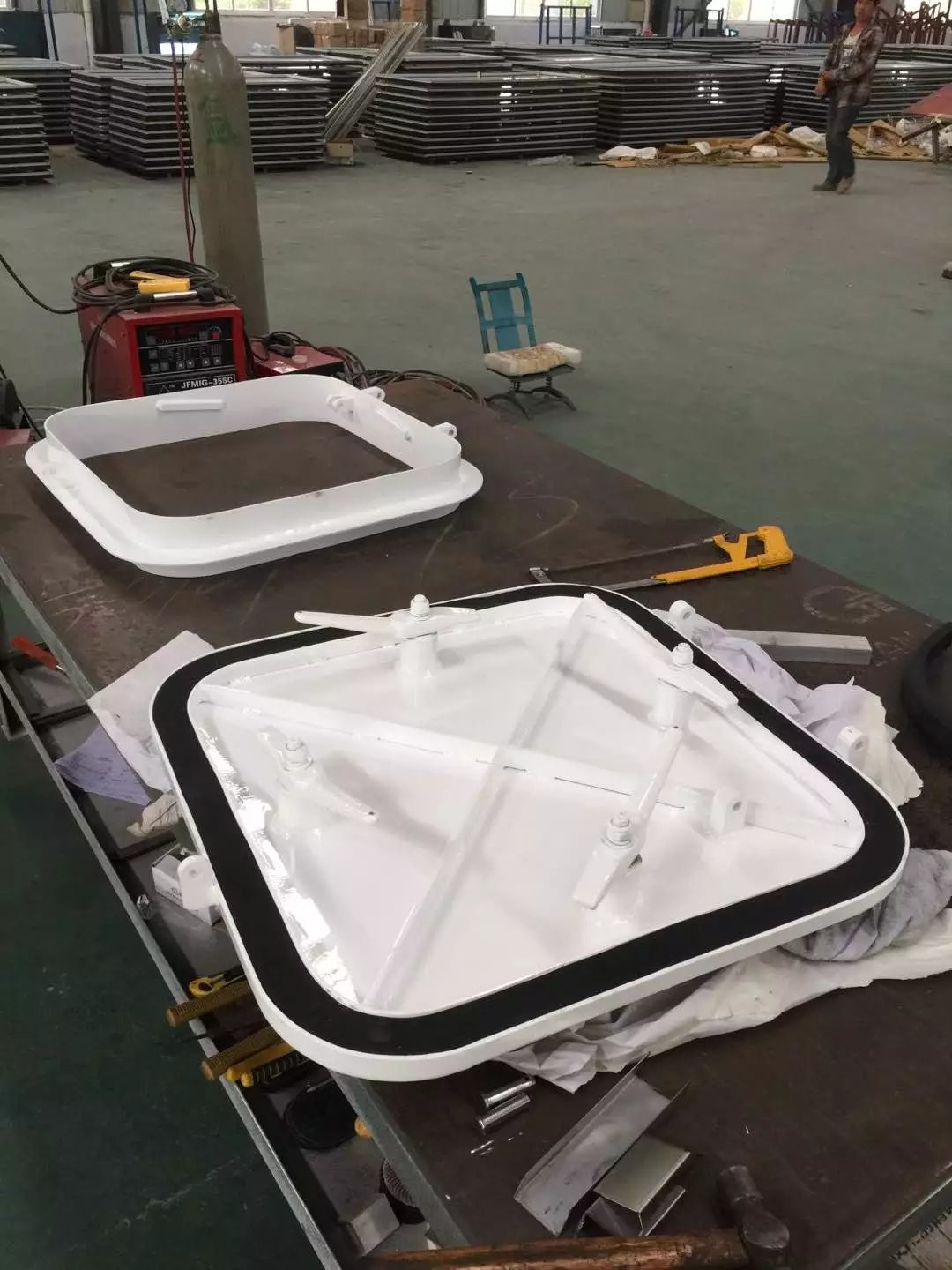 Large Safety Factor Marine Windows For Boats Ocean - Going Vessel Standard Duty