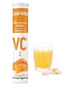 China Mango Flavor Vitamin C 100mg Tablets , Nutritional Vitamin C Soluble Tablets wholesale