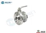 316 / 316L Stainless Steel Industrial Ball Valves , Tank Bottom Valve ¼” – 6"