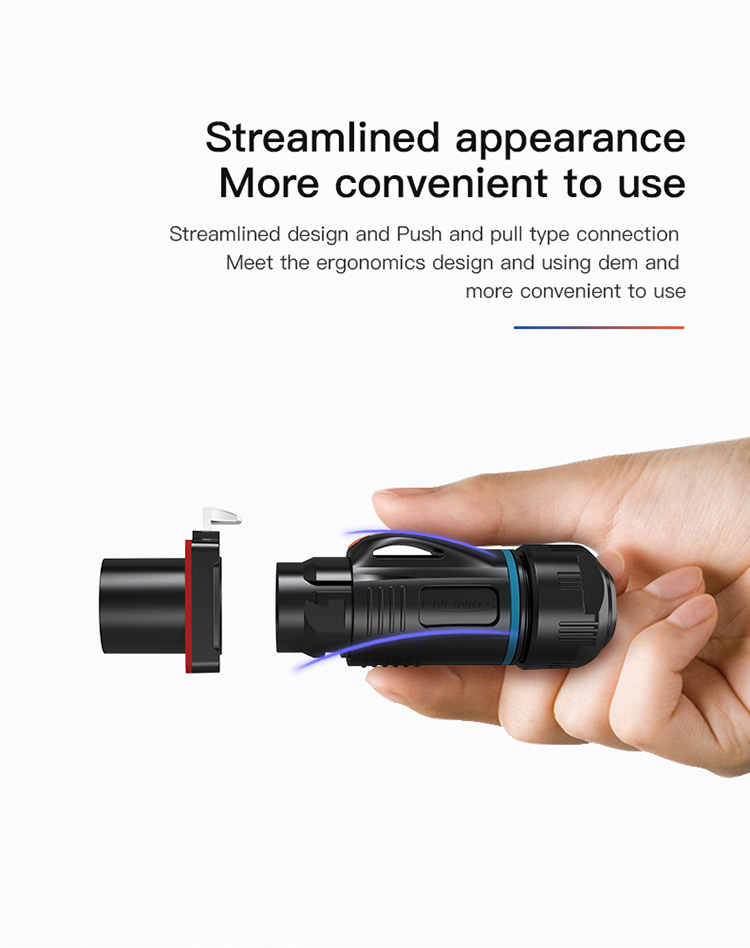Cnlinko M24 USB 3.0 Data Connector Panel Mount IP68 Waterproof USB Connector
