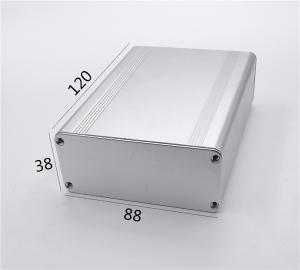 China 88*38*120mm Anodizing White Aluminum Extrusion Electronic Enclosure wholesale