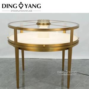 China Fashion Round Jewelry Display Cases, Metal Frame Output Voltage 12 V Used Directly wholesale
