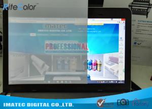 China 215 Micron Inkjet Media Supplies Aqueous Universal Polyester Backlit Film Front Printing wholesale