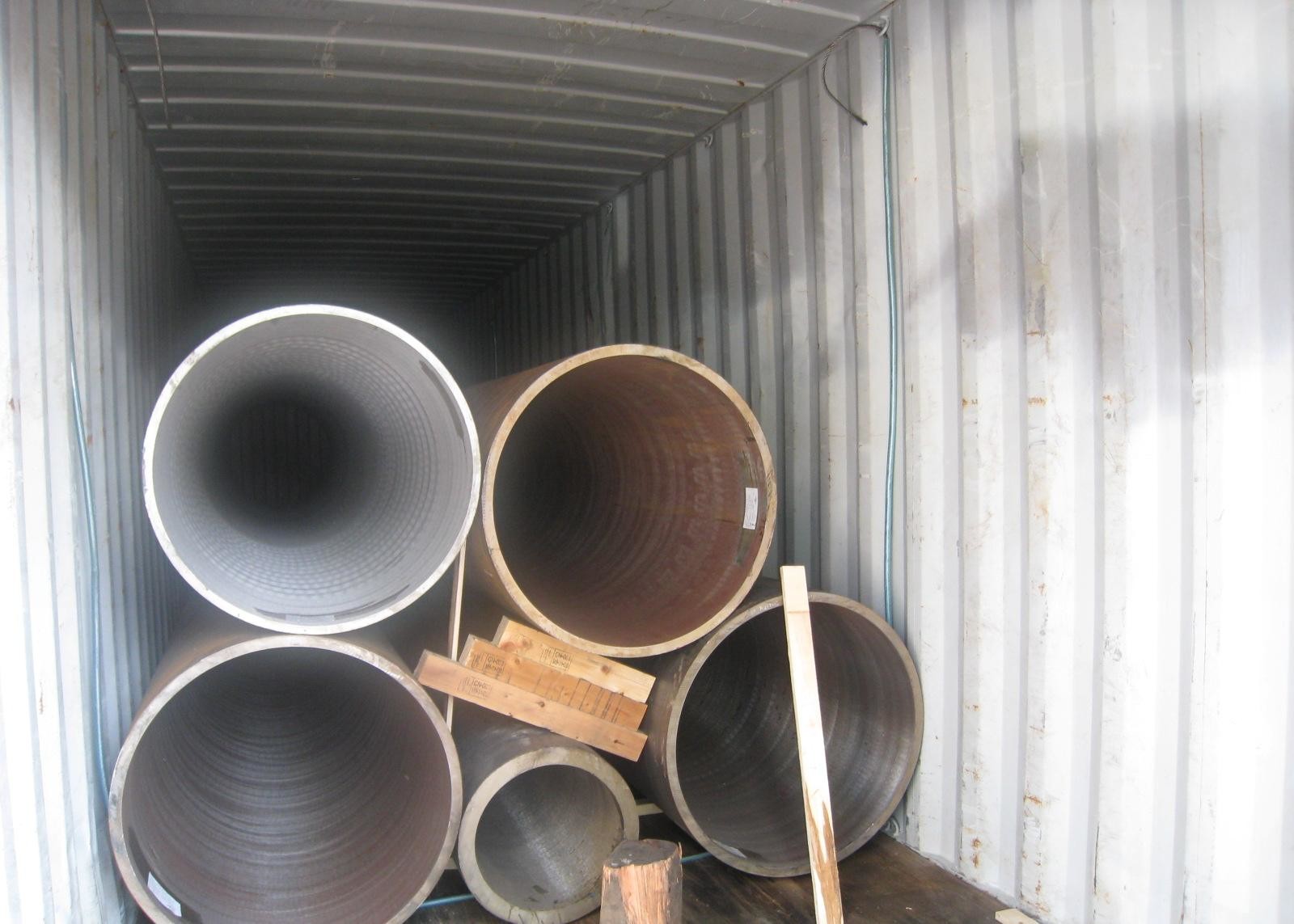 Refinery Carbon Steel Seamless Tube ASTM A106 Grade C Hot Finished 610 * 100mm NDE