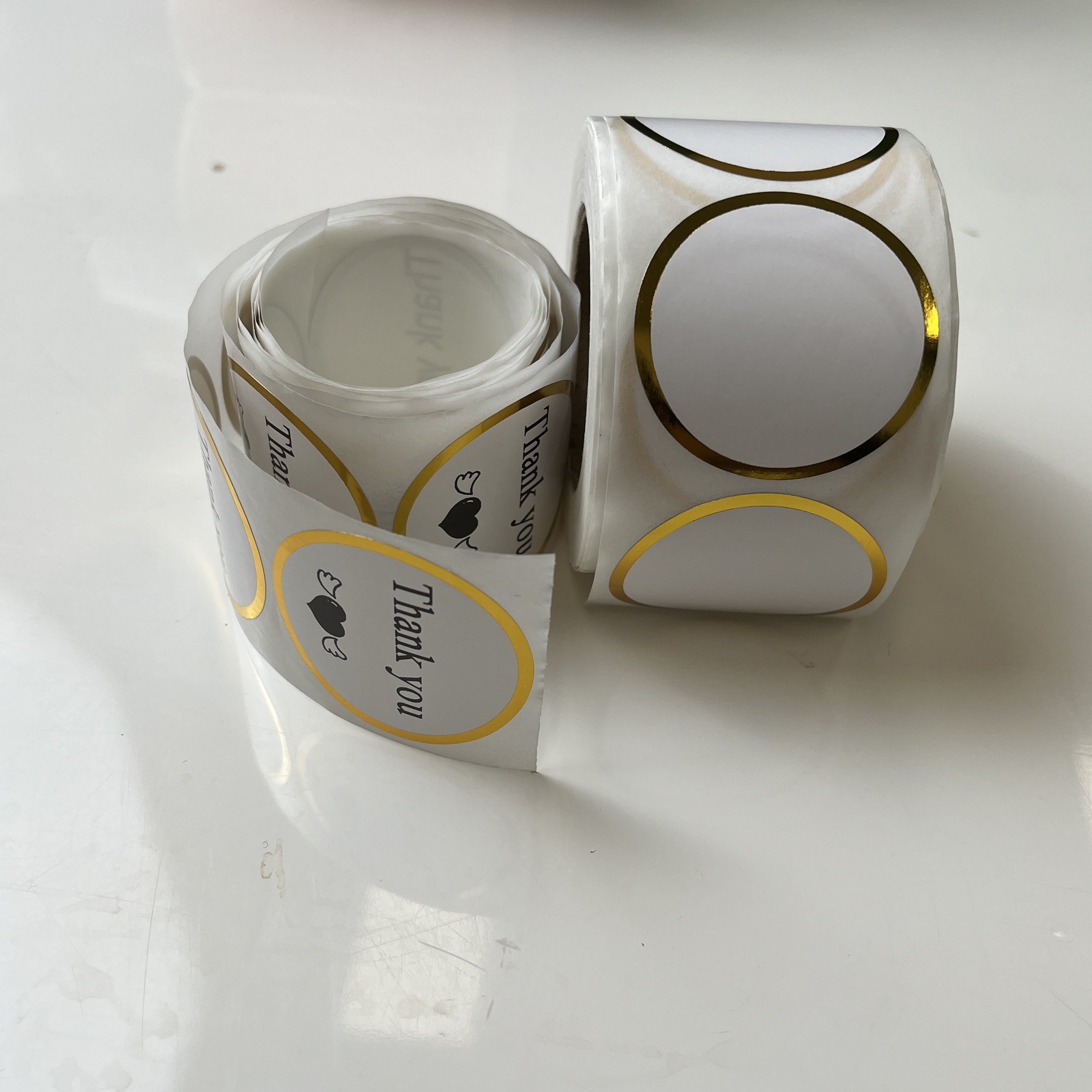Custom Printing Brand Logo Sticker Business Label Vinyl Self Adhesive Waterproof