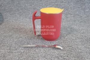 China Silk Screen Printing Metal Steel Water Cup With Lid 304 Stainless Steel wholesale
