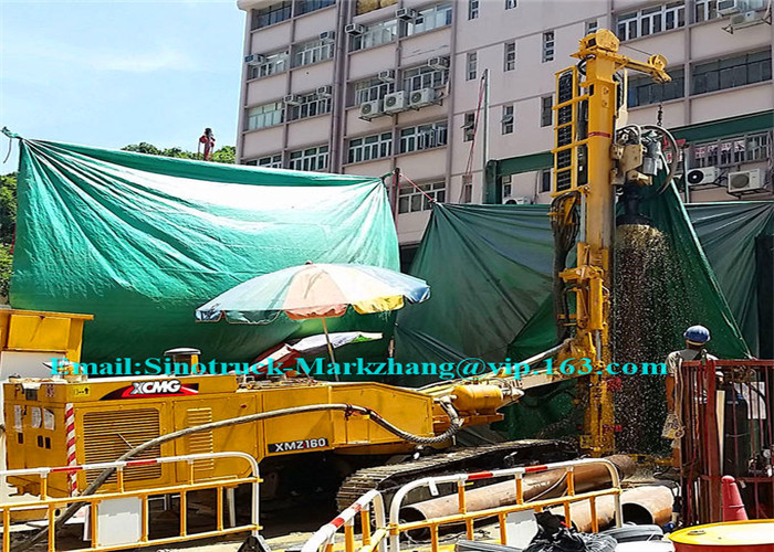 Hydraulic Crawler Excavator Concrete Sleeper Bolt Drilling Machine XCMG XMZ130 XMZ160