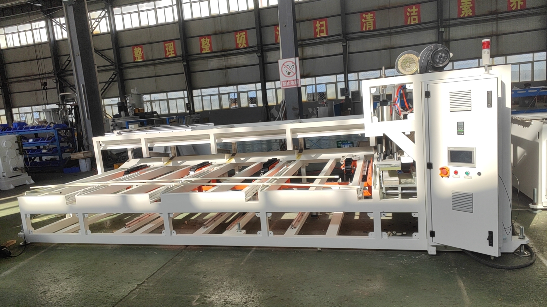 16-32mm Four Strands PVC Conduit Pipe Production Line With 10 Cavities Belling Machine And Automatic Packaging Machine