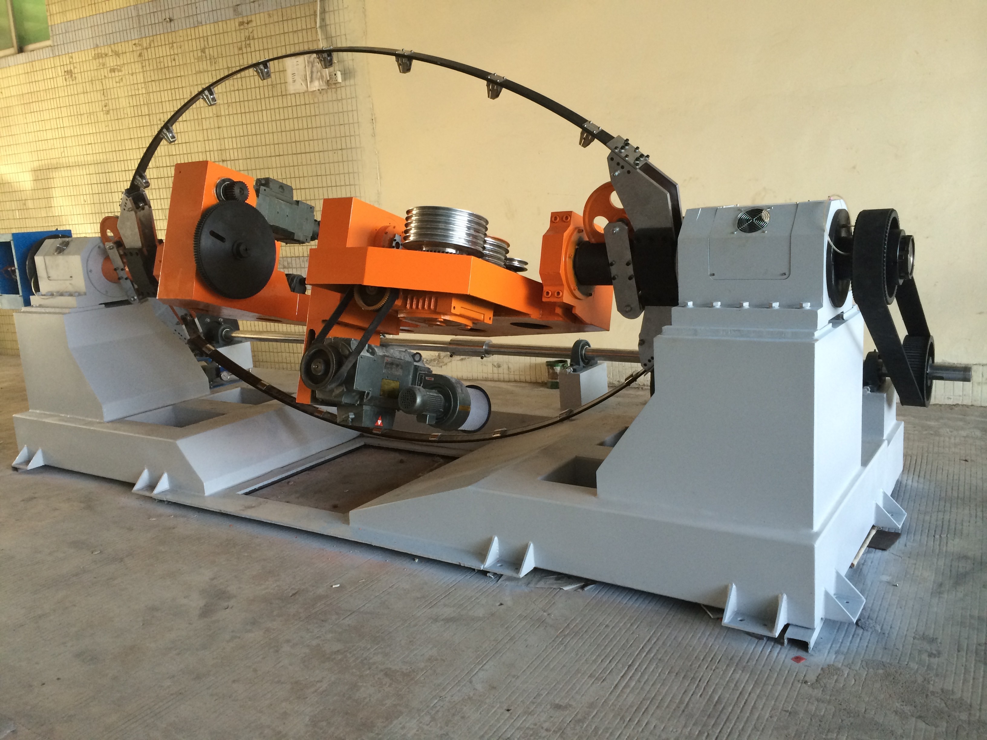 South Korea Wire Twisting Machine , 1250 P Bow Buncher Machine Siemens Motor
