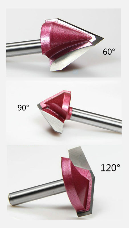 Carbide 3D V-Groove CNC Engraving Machine Cutter