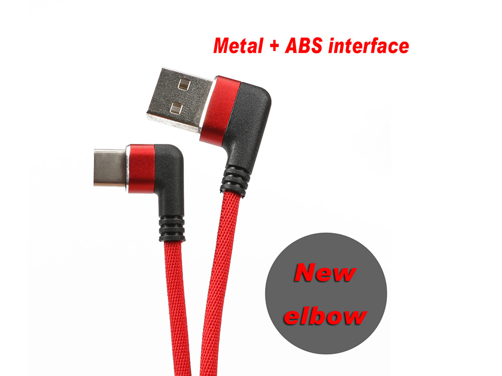 90 Degree USB Extension Cable Optional Color For Samsung OEM ODM Accepted