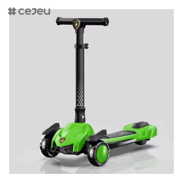CJ-HLW-101 Children's Scooter, Children's Scooter, 1-3 to 6 Year Old Boys and Girls, 3-in-1 yo yo, Foldable Scooter