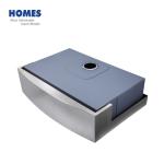 Single Bowl Farmhouse Kitchen Sink 33x22 Inch , 16 Gauge Curved Apron Front Sink