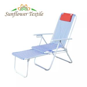 China Outdoor Foldable Beach Chair Custom Backpack Lounge Beach Chair Blue wholesale