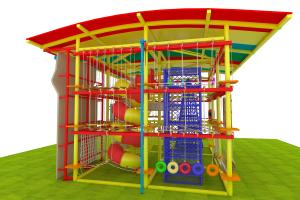 China Children Indoor Ropes Course Adventure Expansion Equipment Park wholesale