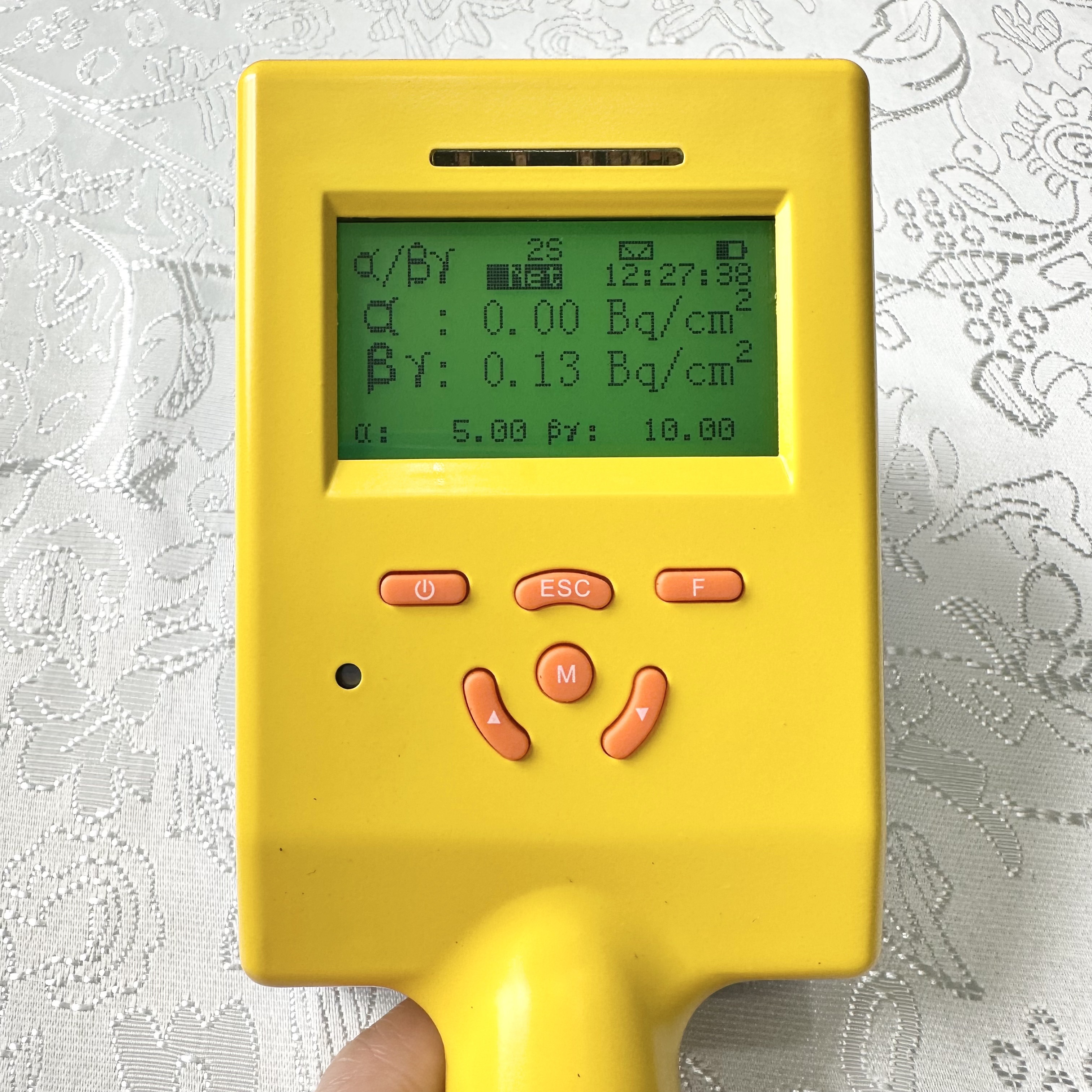Compact Nuclear Industry Sound Light And Vibration Alarm ALPHA BETA GAMMA Surface Contamination Meter FJ-CoMo50