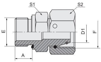 Swagelok Hydraulic Bite-Type Tube Fitting Metric Thread with Captive Seal