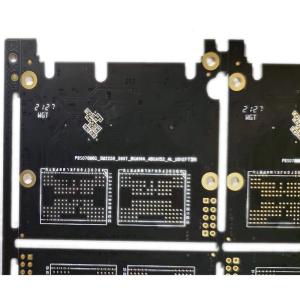 China 4 Layer SSD Circuit Board PCB Black Solder Mask FR4 TG150 wholesale