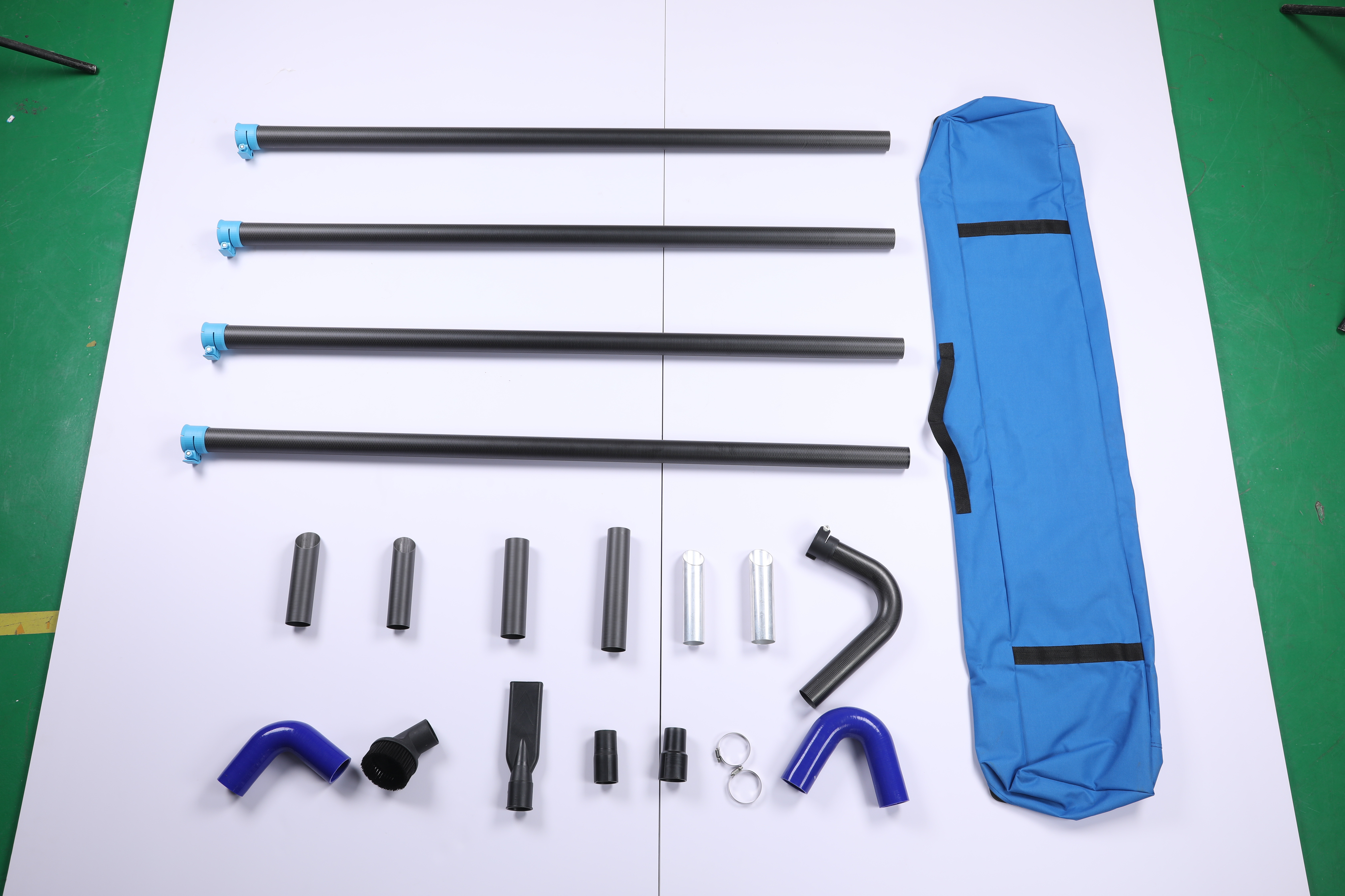 Insert Gutter Vacuum Pole Gutter Vac Pole Set For Downspouts And Leaf Debris OEM