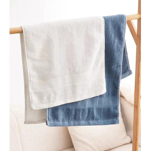 Custom White Bath Towel Set 70*140cm 100% Cotton Hotel Towel for Luxury Home Bathroom