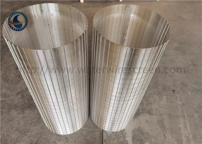 Anticorrosion Wedge Wire Screen Pipe Stainless Steel Johnson 0.05mm Slot Filter