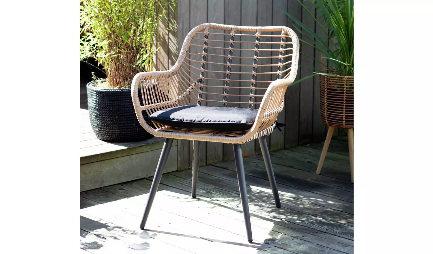 Transform Your Garden with AJUNION 4 Piece All Weather Wicker Outdoor Furniture Set
