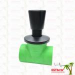 Ppr Black Plated Stop Valve Brass Valve Core Electrophoretic Black Coating