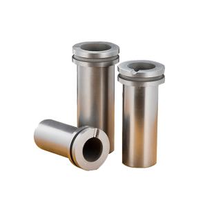China Dia 56mm Smelting Furnace Crucible -35C To 2500C Graphite Foundry Crucibles wholesale