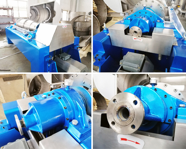 Horizontal Continuous Screw Conveyor Sedimentation Centrifuge SUS316L