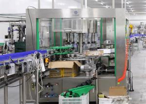 China Glass PET Bottle Labeling Machine , High Speed Beverage Packaging Equipment wholesale