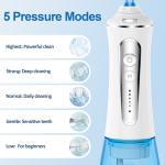 IPX7 Waterproof Portable Dental Water Jet Teeth Water Flosser for Home Travel