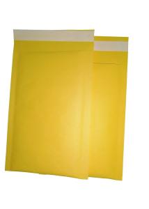 China Strong Adhesive Yellow Bubble Mailers Kraft Paper Padded Shipping Envelopes wholesale