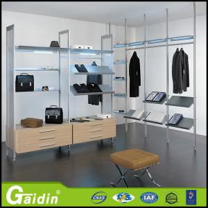 China China supplier cheap closet organizers aluminum pole system bedroom wardrobe wholesale