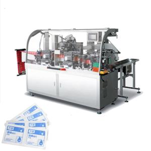 China Alcohol Prep Pad Wet Wipes Packaging Machine 120-160bags/Minute wholesale