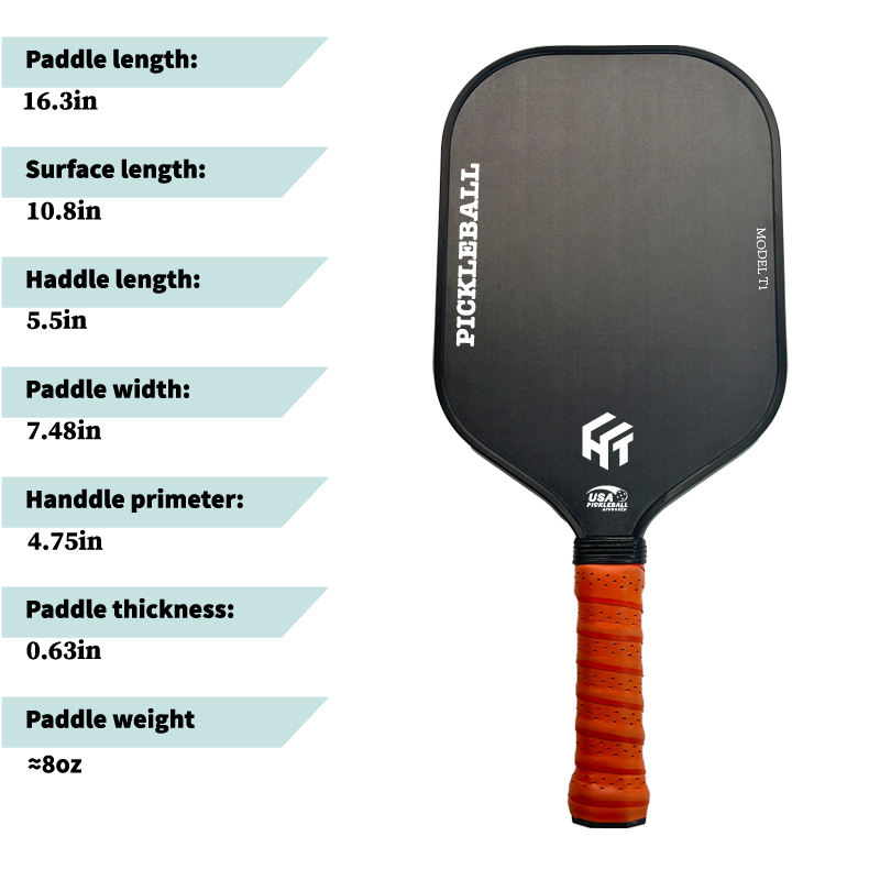 T300 T700 18K 12K 3K Carbon Fiber Pickleball Paddle Set With 41.7mm Length