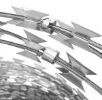ISO9001 Stainless Steel Razor Barbed Wire Fencing 5m To 15m