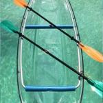 100 % Clear Plastic Kayak For Sport / Sightseeing 21.5kg Weight Stable