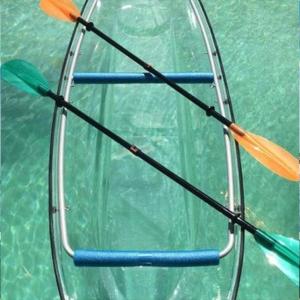 China 100 % Clear Plastic Kayak For Sport / Sightseeing 21.5kg Weight Stable wholesale