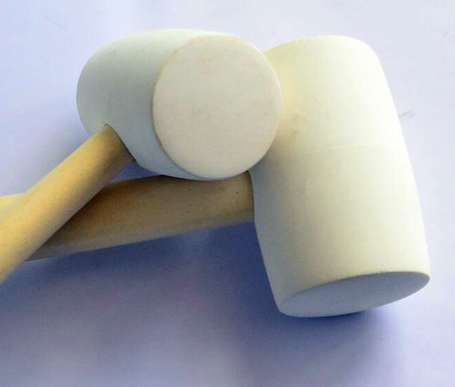 300g-1000g White Color Rubber Hammer (RHA-1) with wooden handle and good prices.
