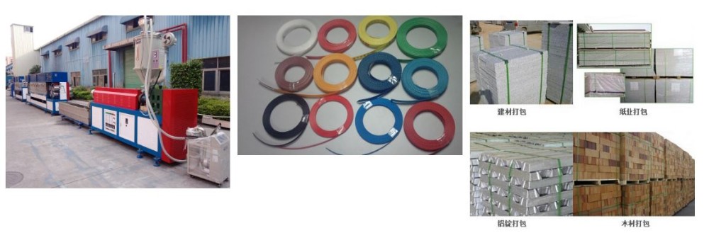 PP Strapping Band Roll Making Machine/Production Line for PP Strapping Band Roll With Wrapped Core