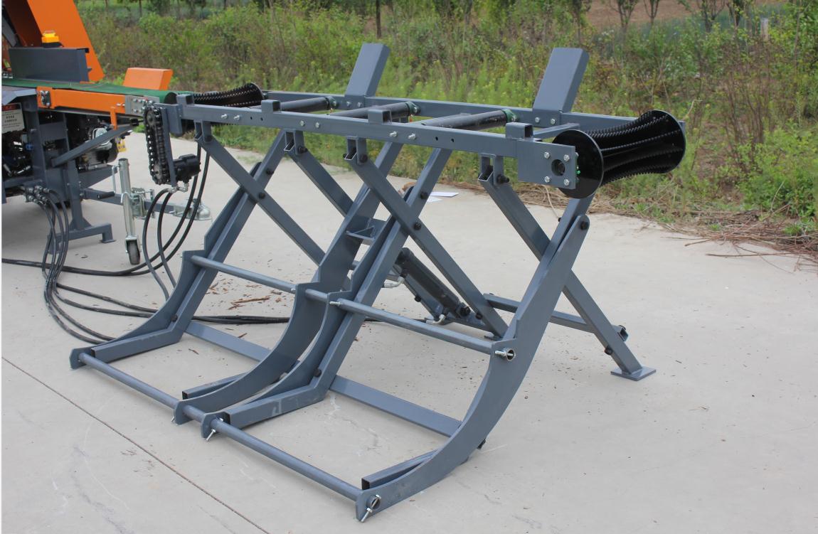 Log Splitter 19inch 480mm Gasoline Electric Firewood Processor With Track