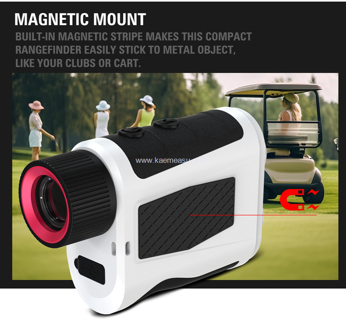kaemeasu 1000m Laser Rangefinder Rechargeable LCD Display Golf Range Finder With Magnetic Adsorption H1000H