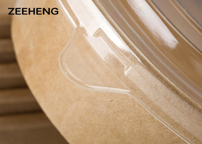 Waterproof Flexo Printing Disposable Paper Soup Bowls Dinnerware For Noodles