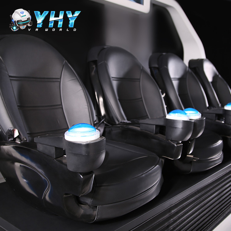 42 Inch Screen Live 9d VR Cinema Simulator 4 Players Over 220 Games