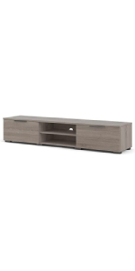 Pemberly Row 67&#34; ModernTV Stand with Storage in Truffle