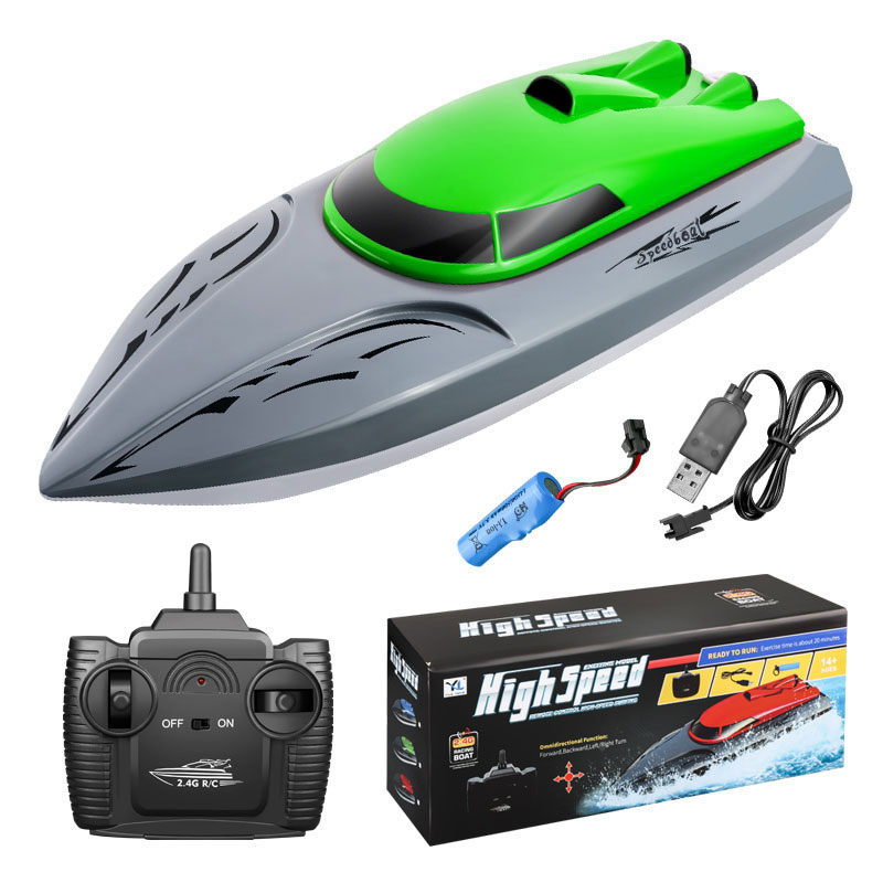 Waterproof Children's Competitive Toy Speed 2.4g Remote Control Boat Wireless Electric